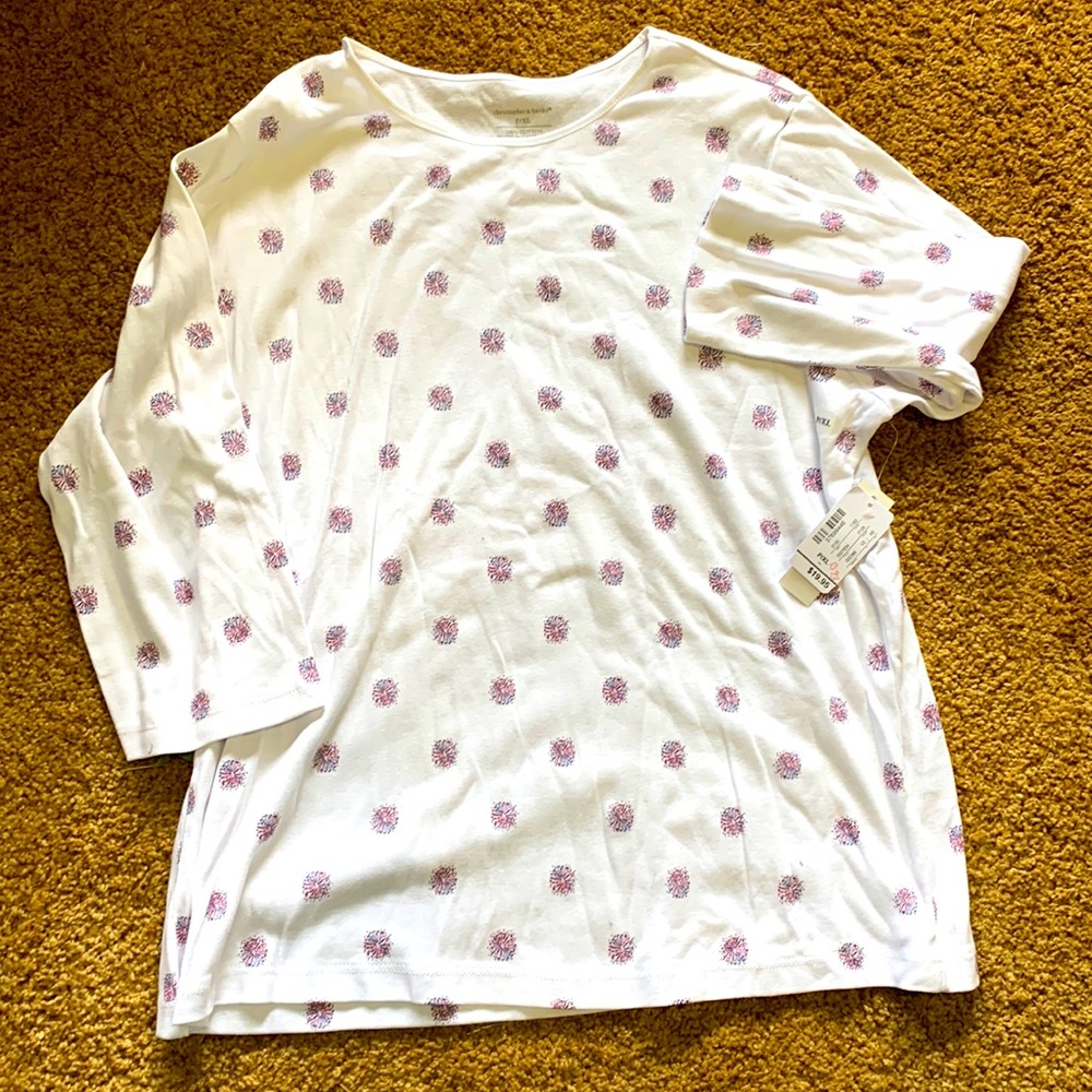 New with tags 3/4 shirt